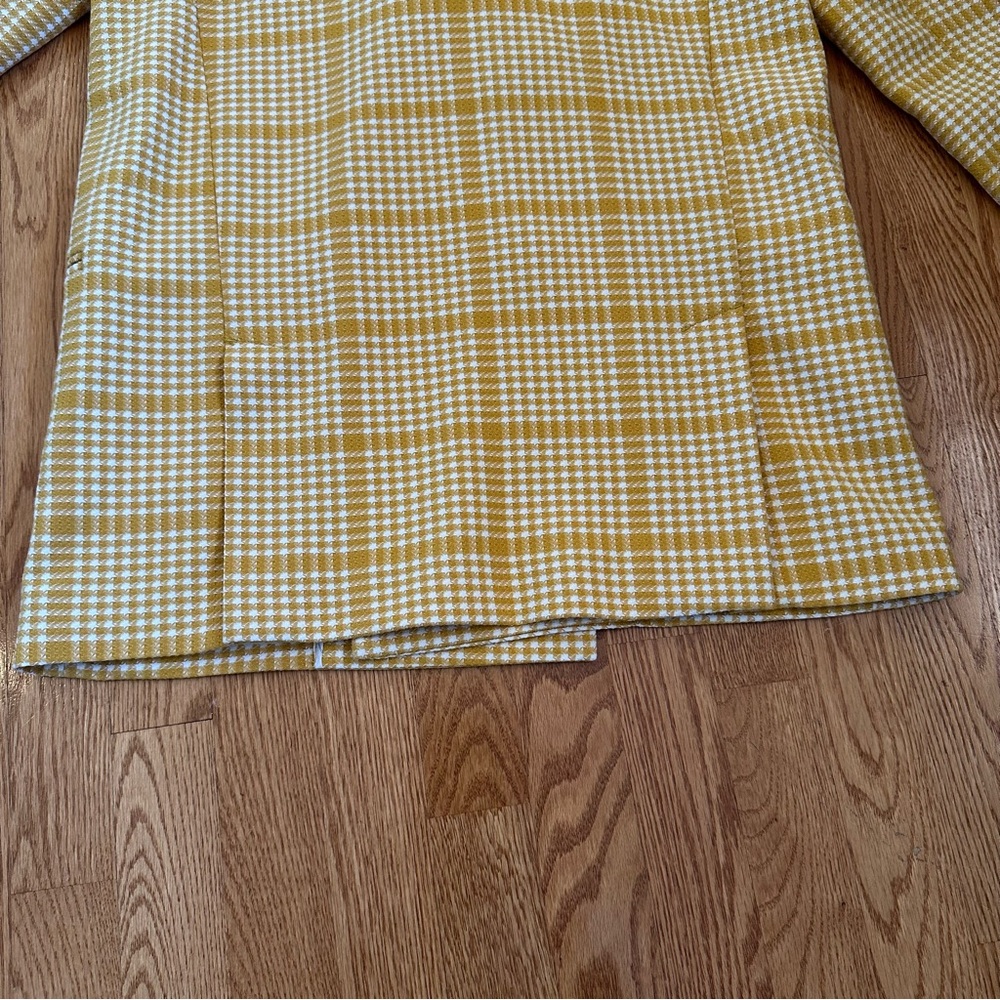 Oversized Double-Breasted Plaid Blazer from Anthropologie (Maeve) - Picture 7 of 9